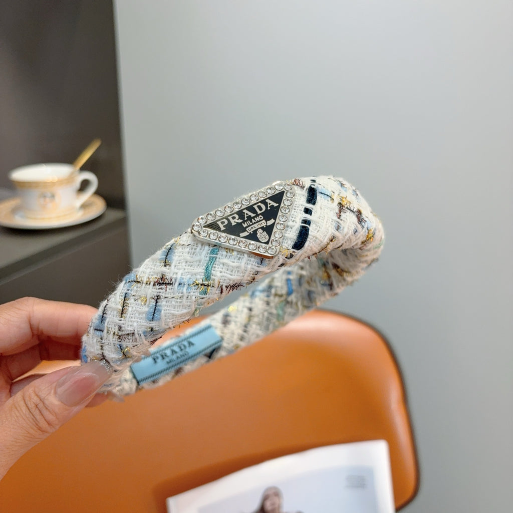 PRADA Letter Logo Headband