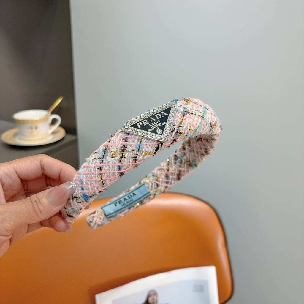 PRADA Letter Logo Headband