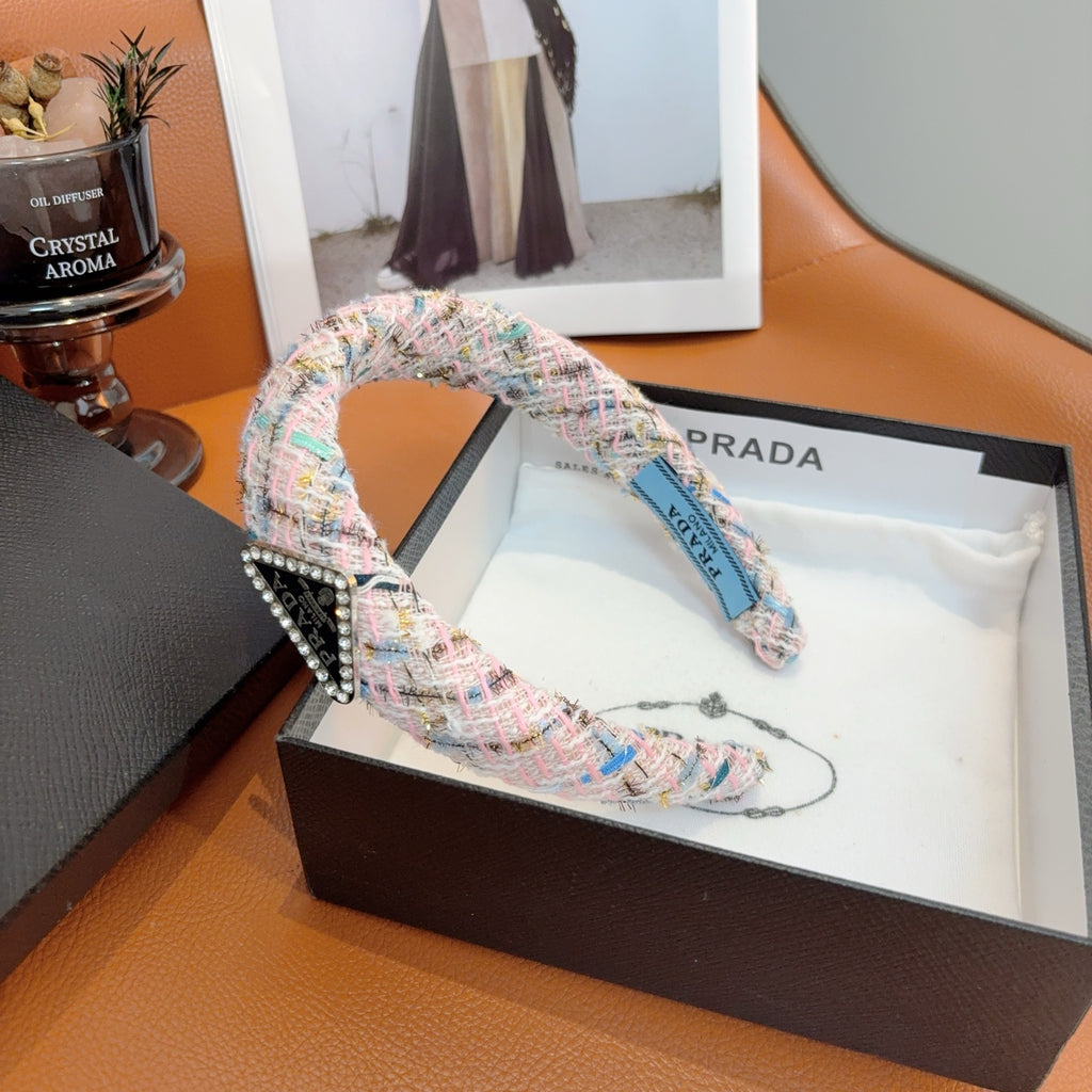 PRADA Letter Logo Headband