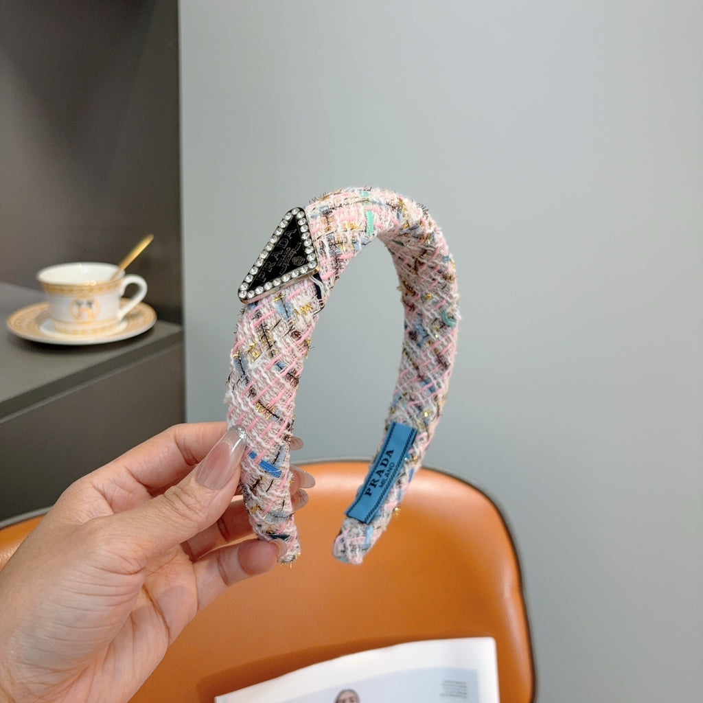 PRADA Letter Logo Headband