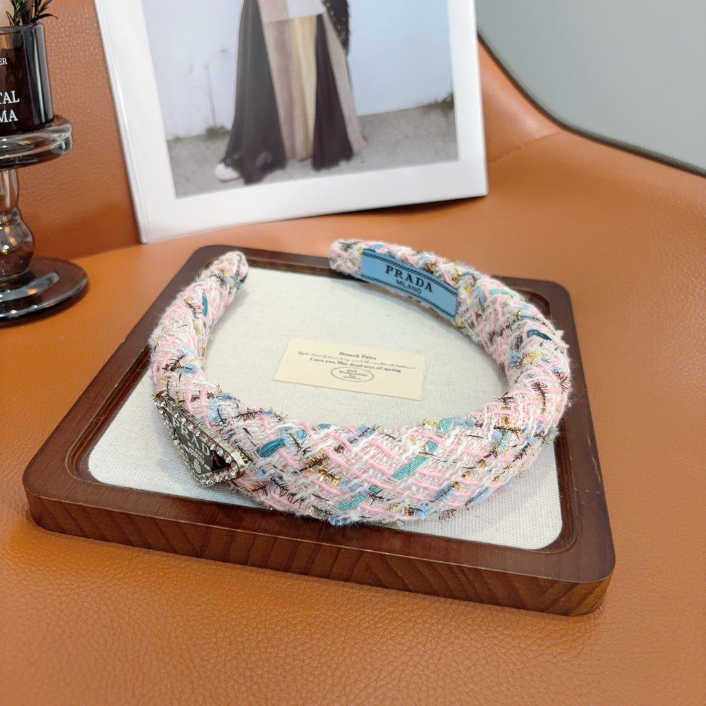 PRADA Letter Logo Headband
