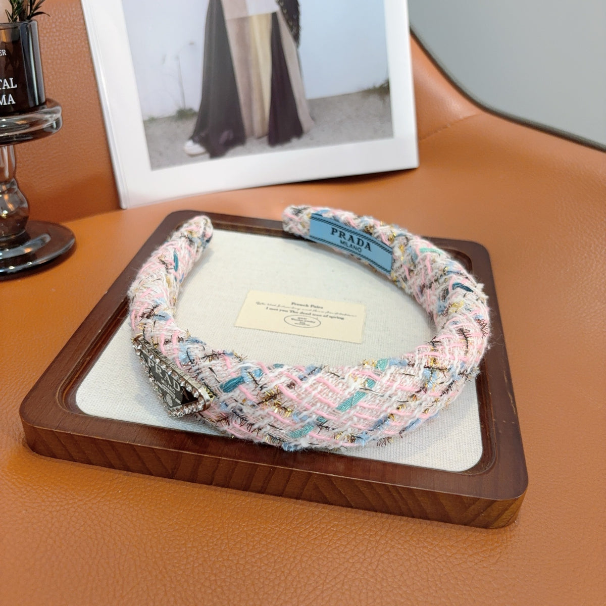 PRADA Letter Logo Headband