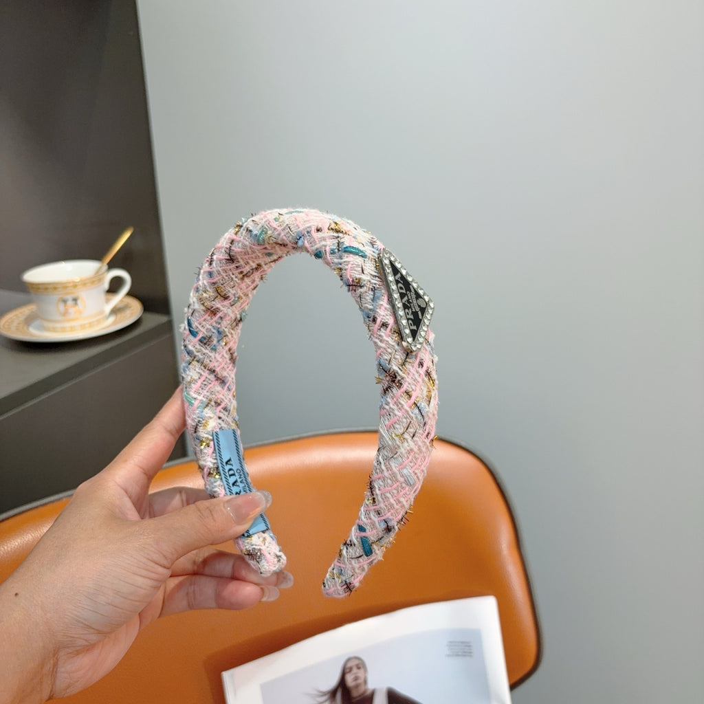 PRADA Letter Logo Headband