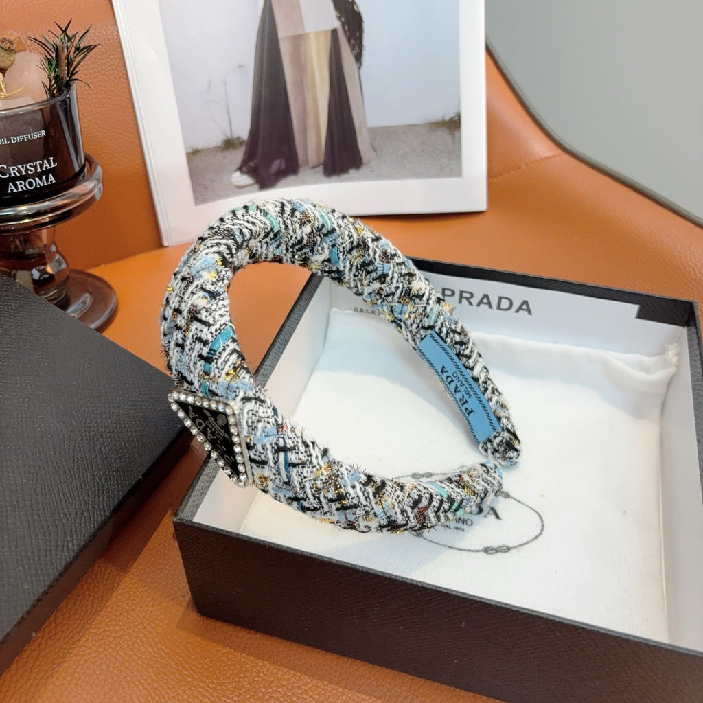 PRADA Letter Logo Headband