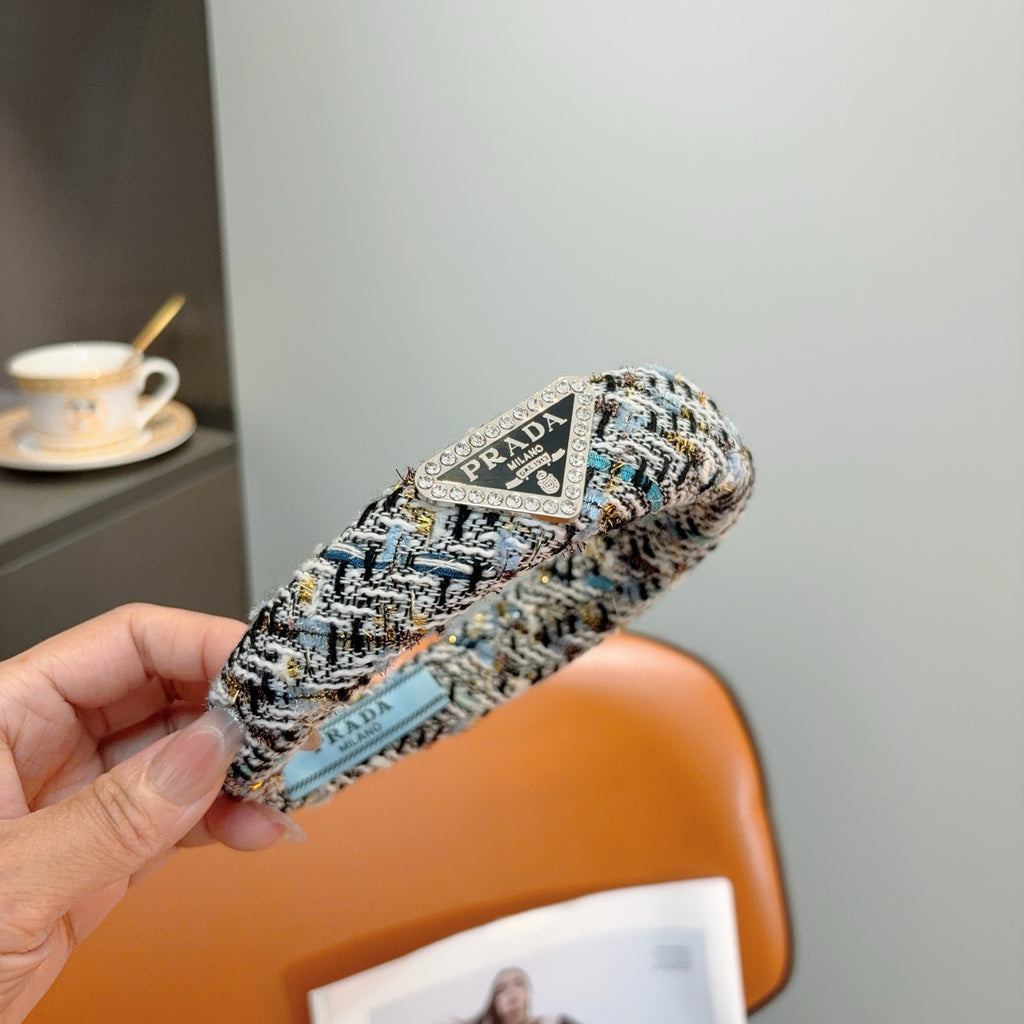 PRADA Letter Logo Headband