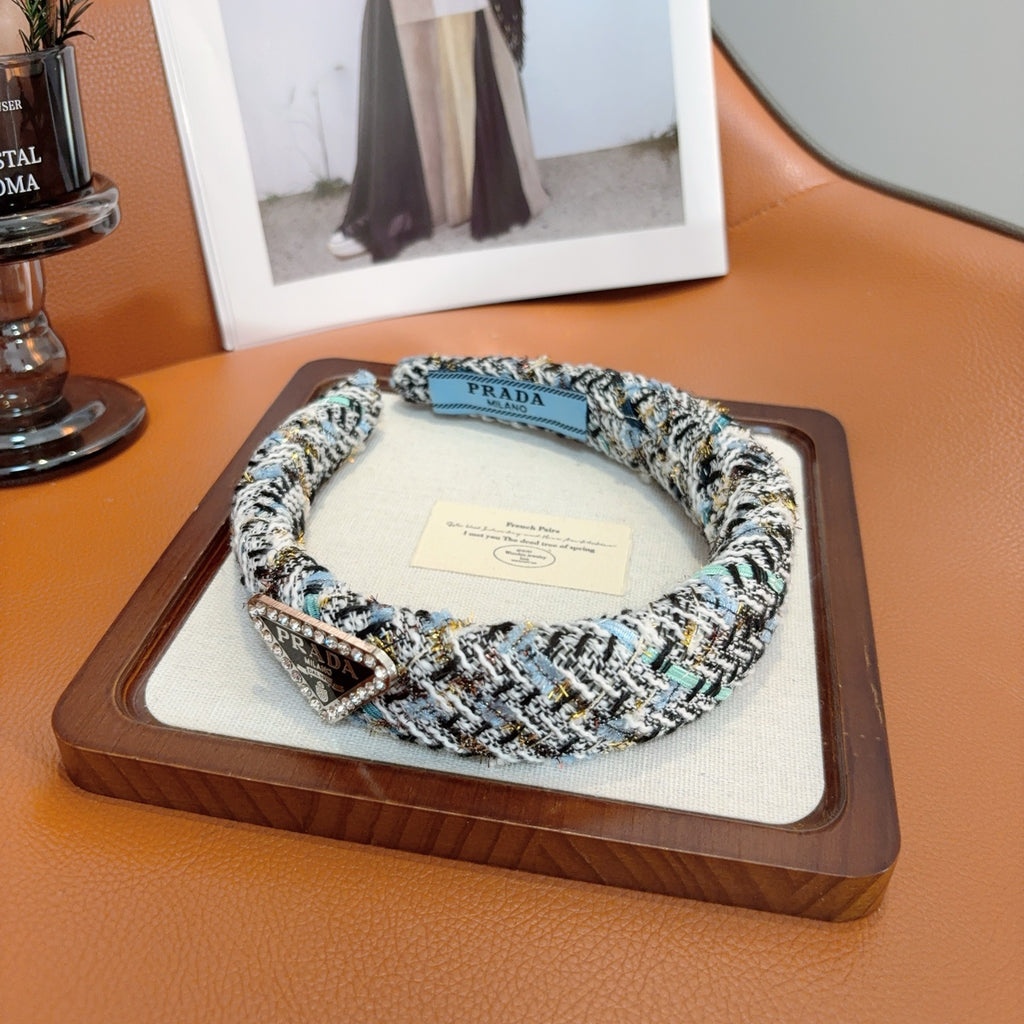 PRADA Letter Logo Headband