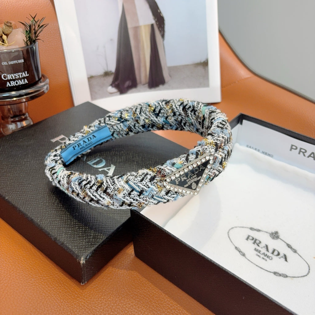 PRADA Letter Logo Headband