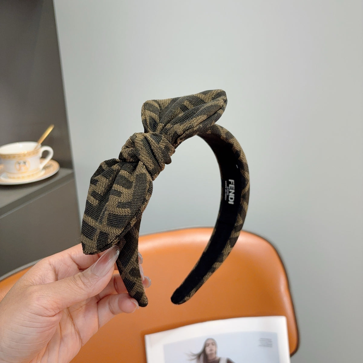FENDI Letter Logo Headband
