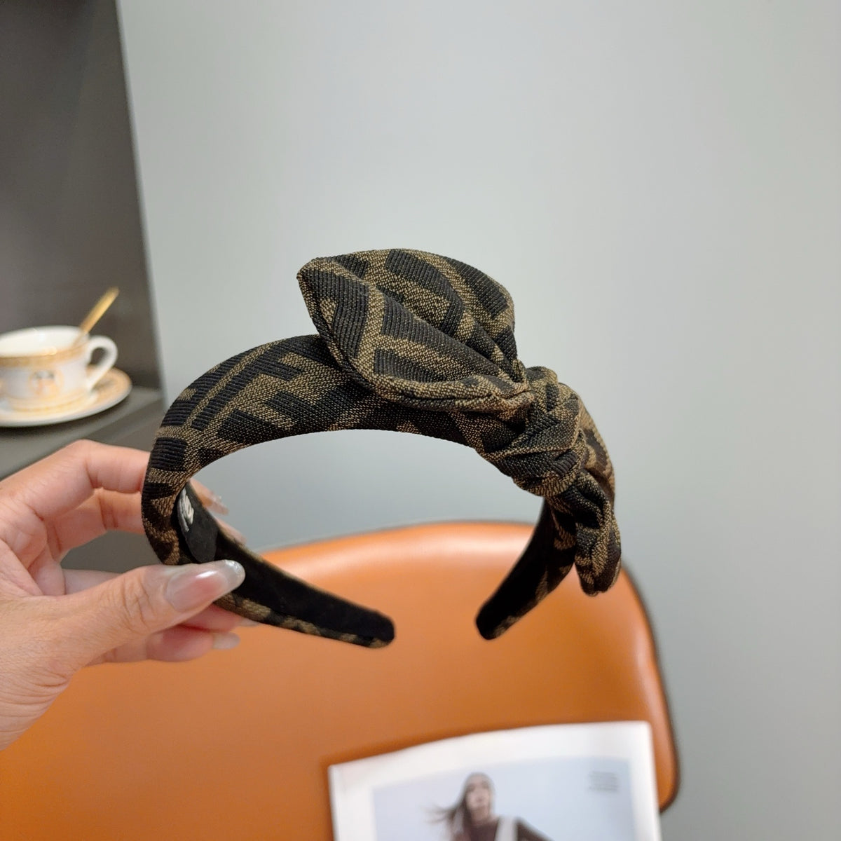 FENDI Letter Logo Headband