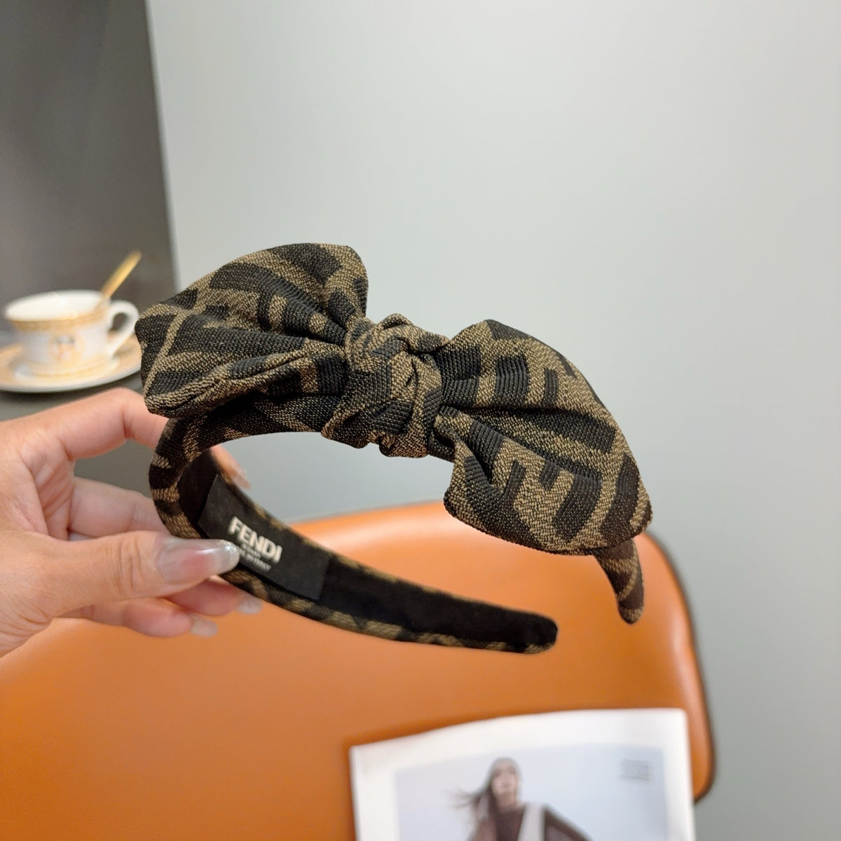 FENDI Letter Logo Headband