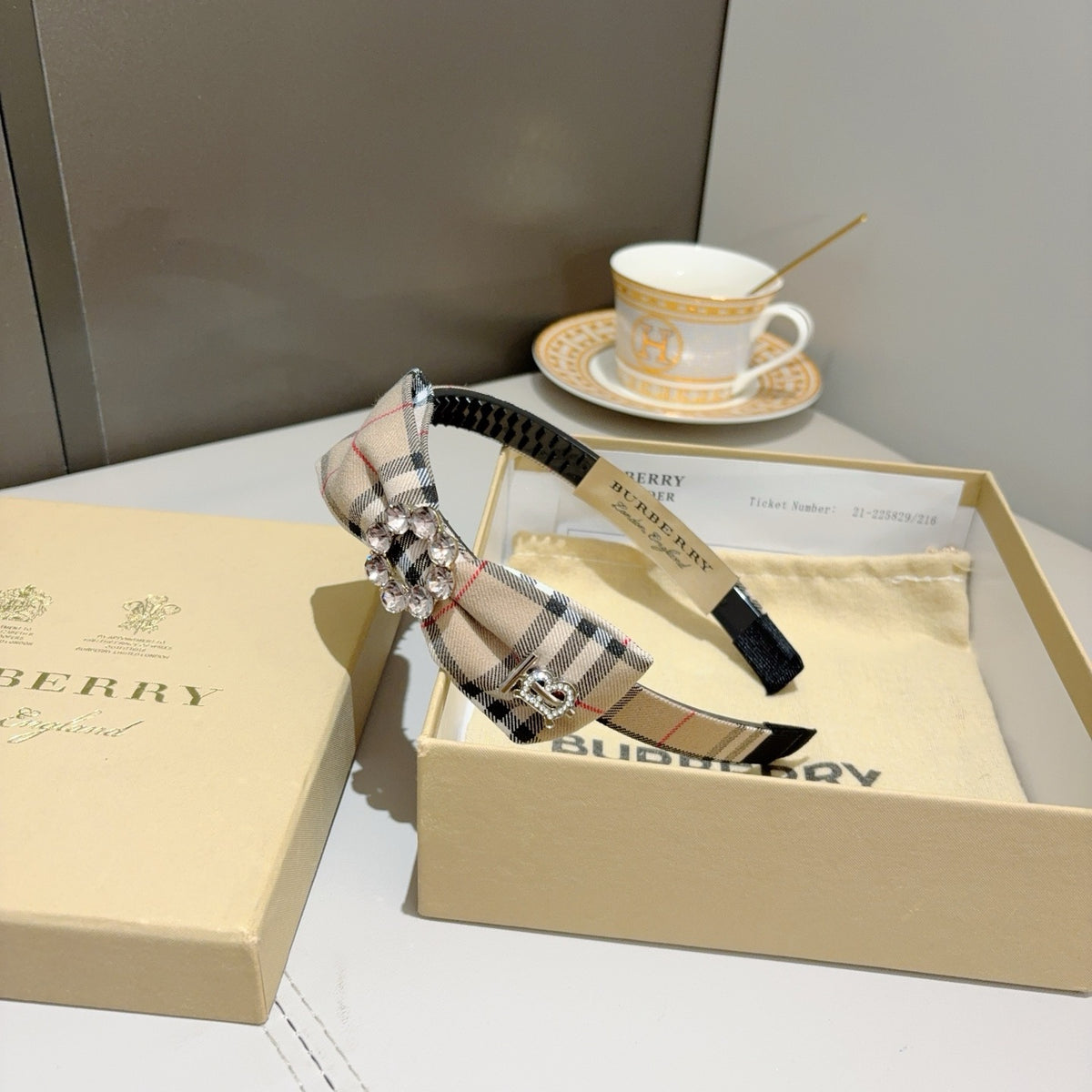 BURBERRY Bow Headband