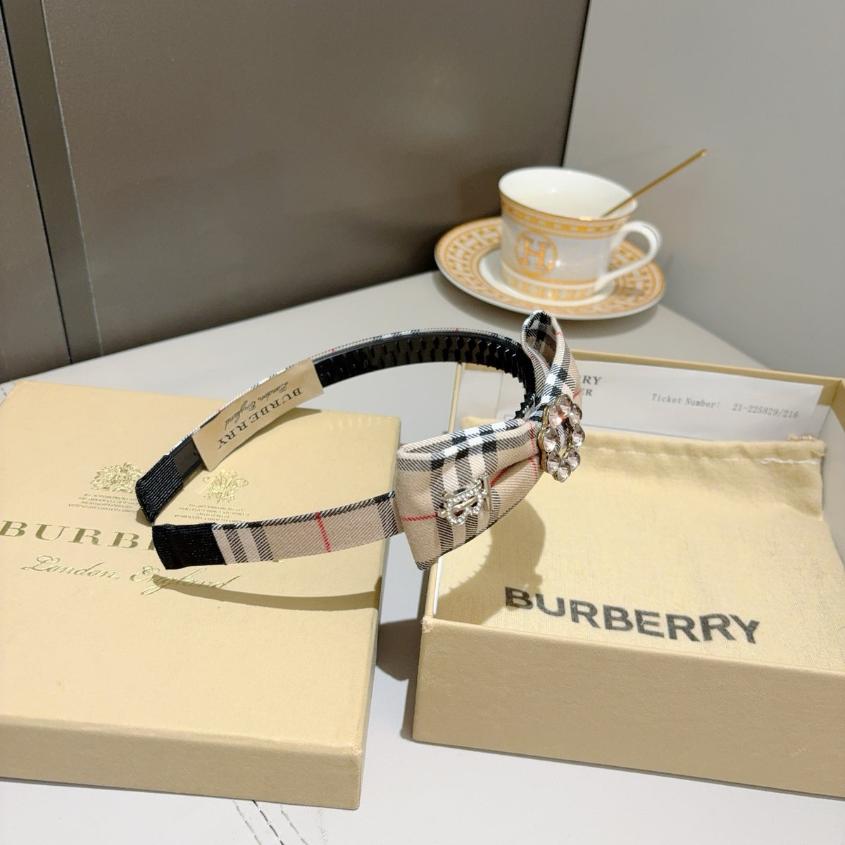 BURBERRY Bow Headband