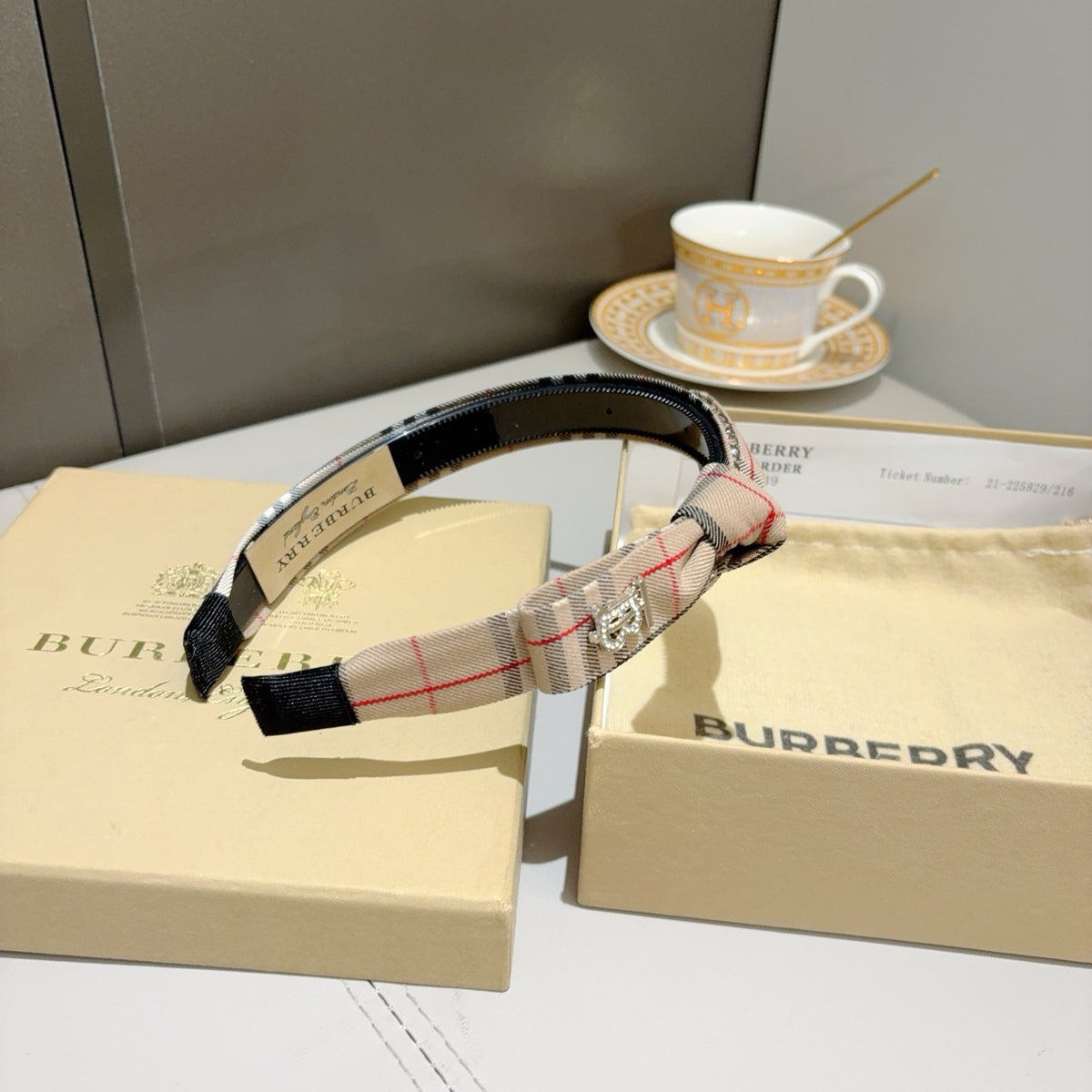 BURBERRY Bow Headband