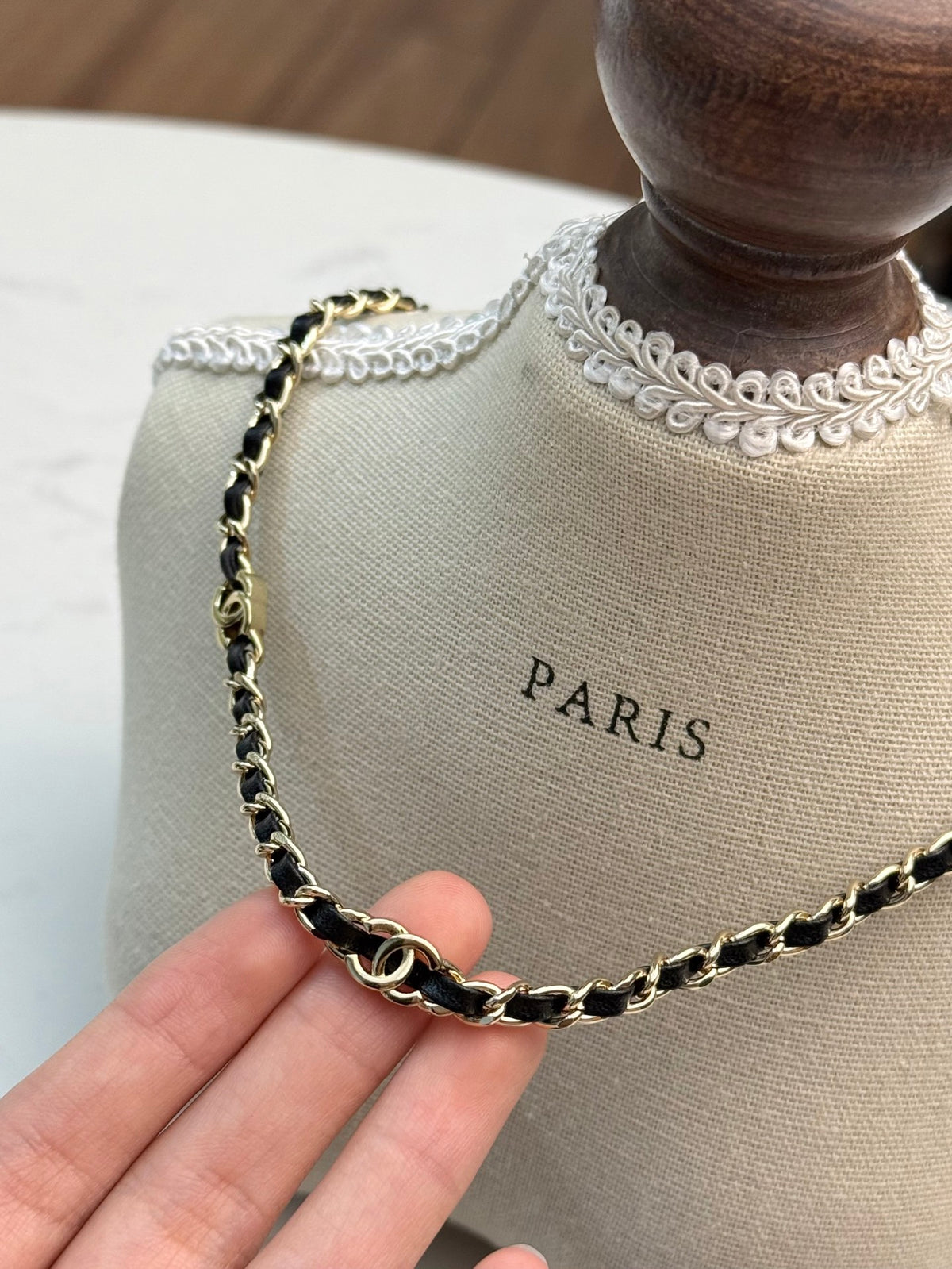 CHANEL Double-C Vintage Pendant Necklace