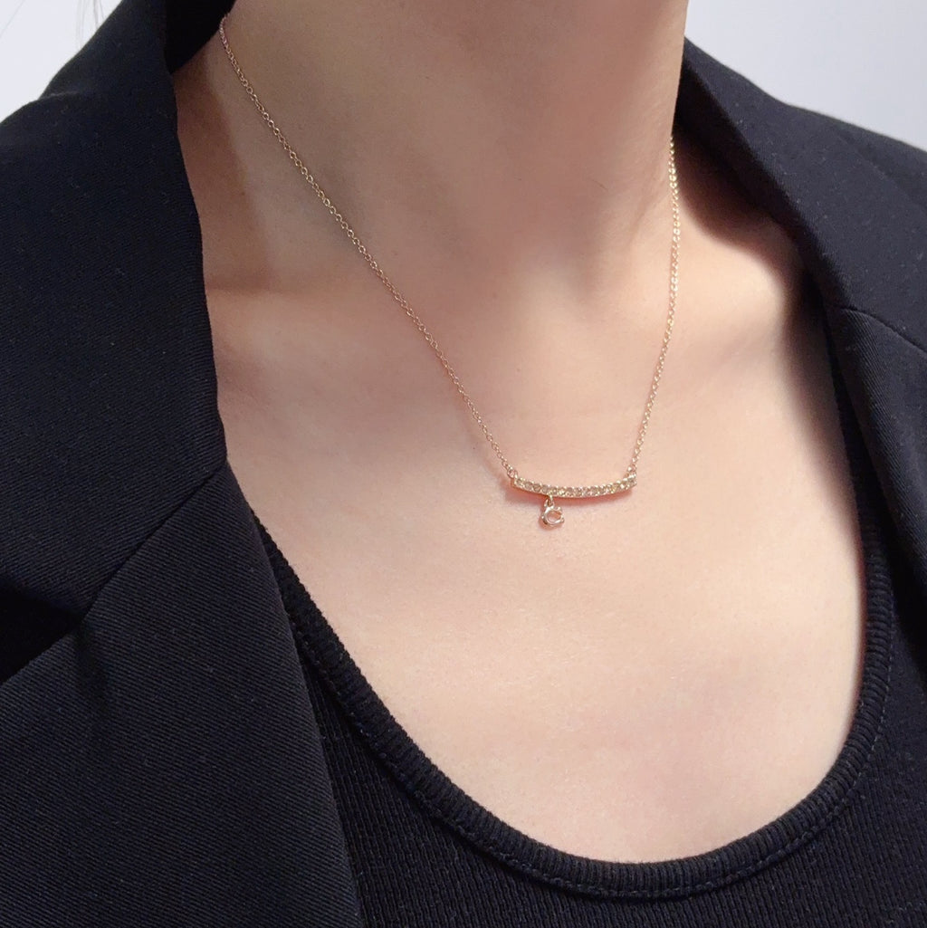 Crystal Layered Necklace