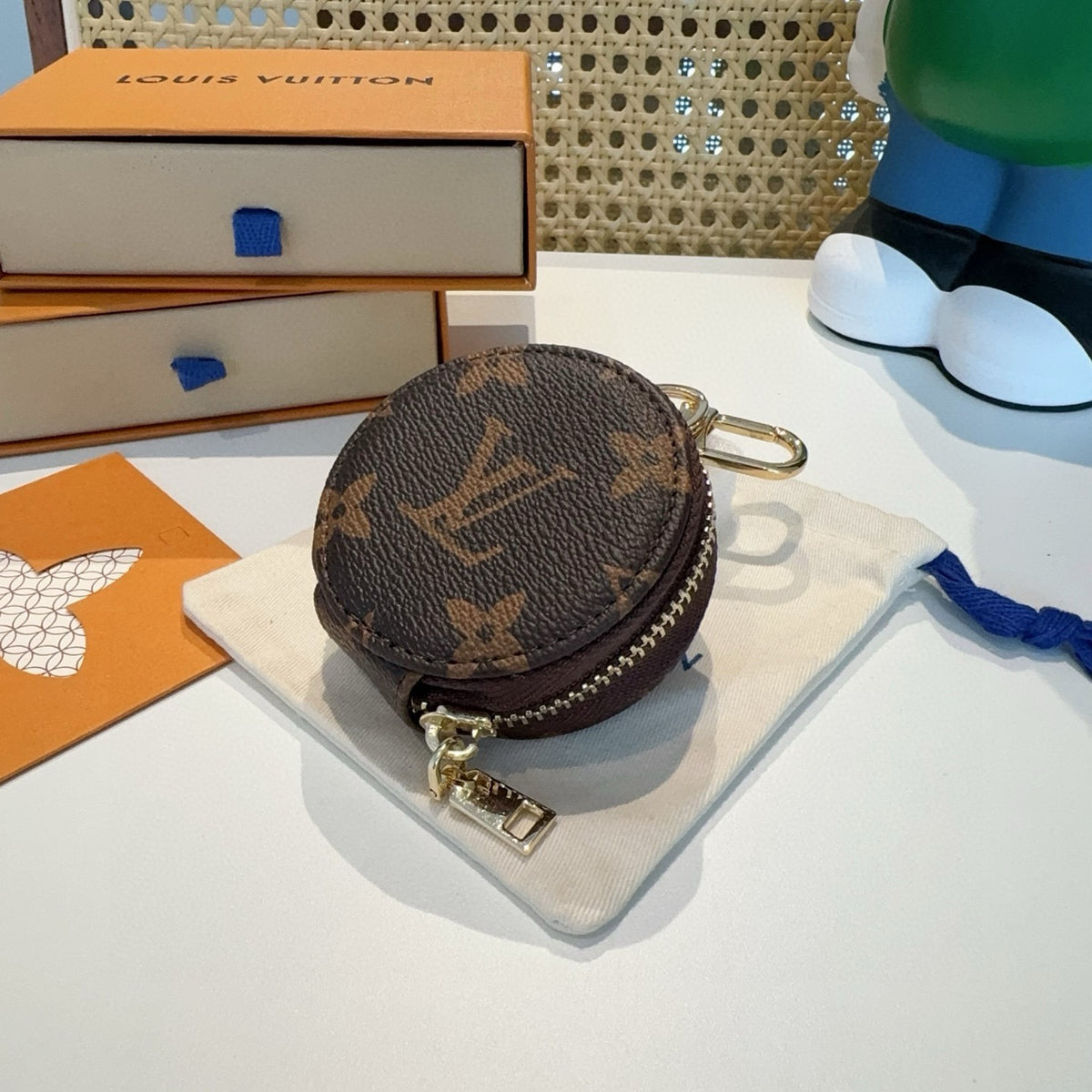Canvas Bag Charm Keychain