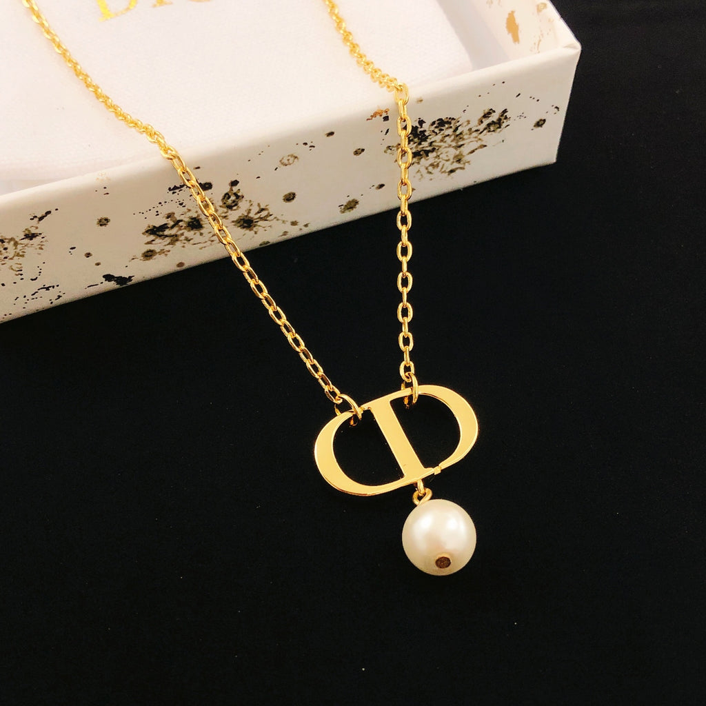 DIOR Pearl Choker Necklace