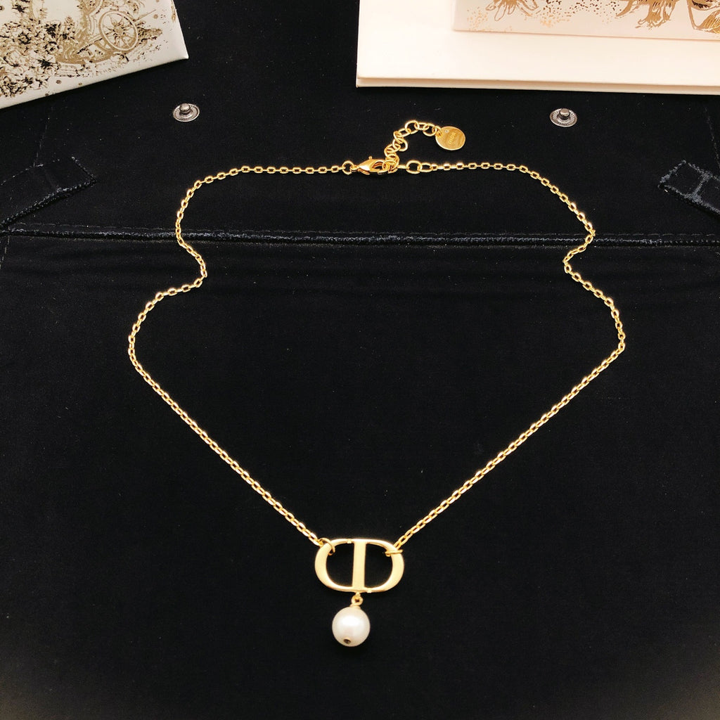 DIOR Pearl Choker Necklace