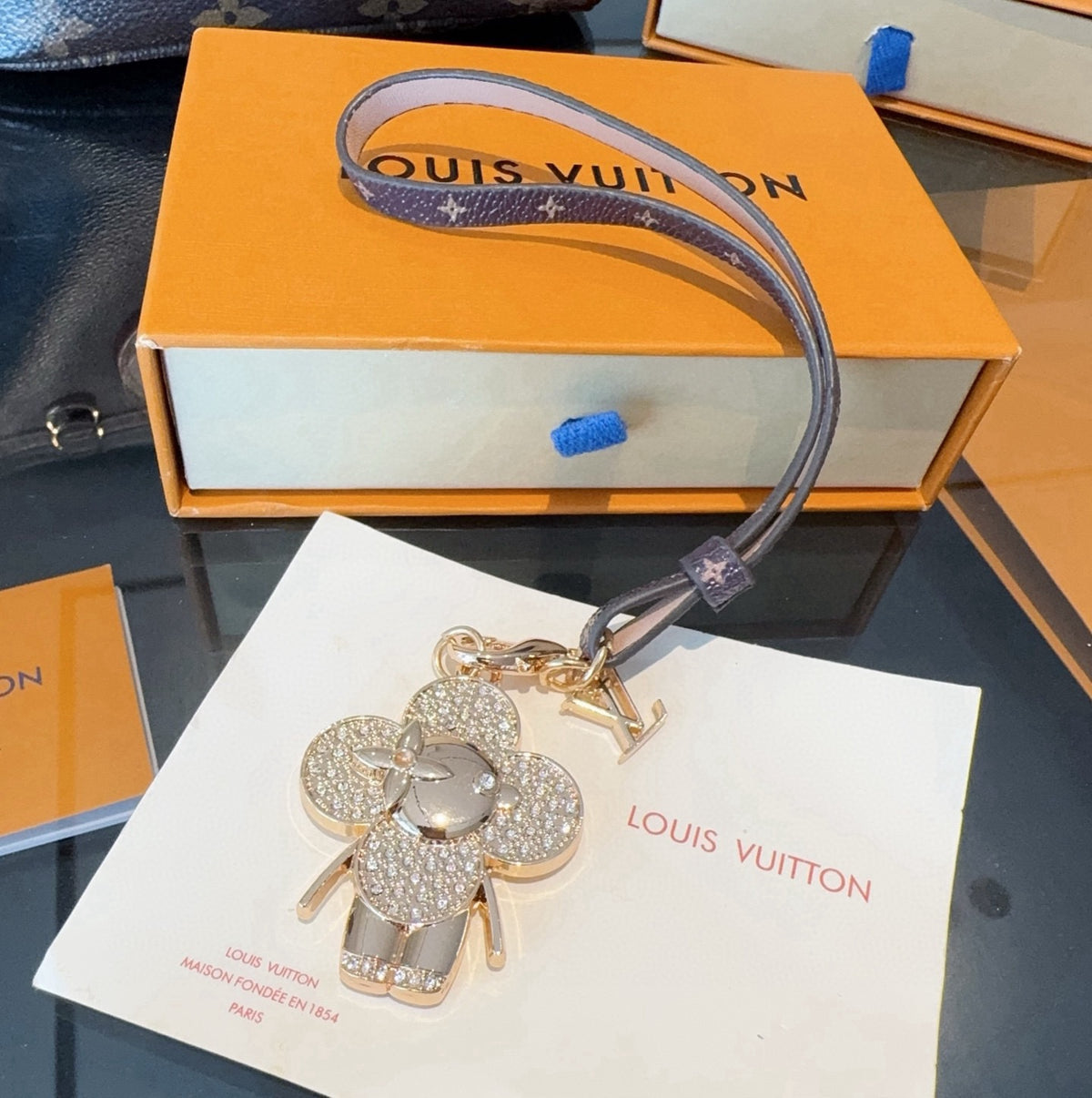 LOUIS VUITTON Bag Charm Keychain