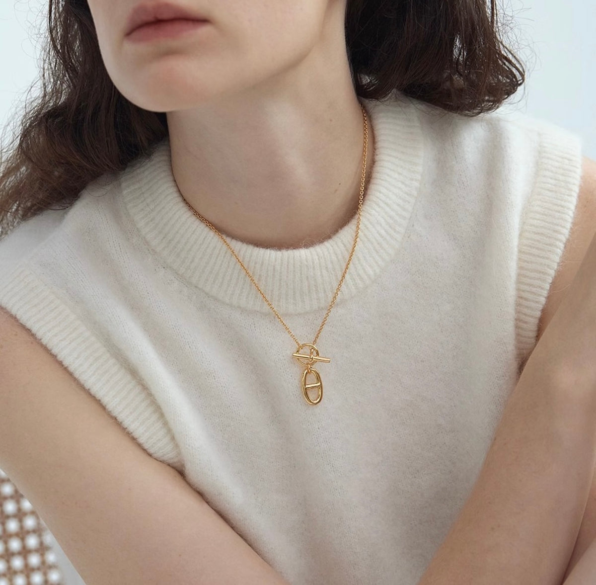 HERMÈS P70HX170 Necklace