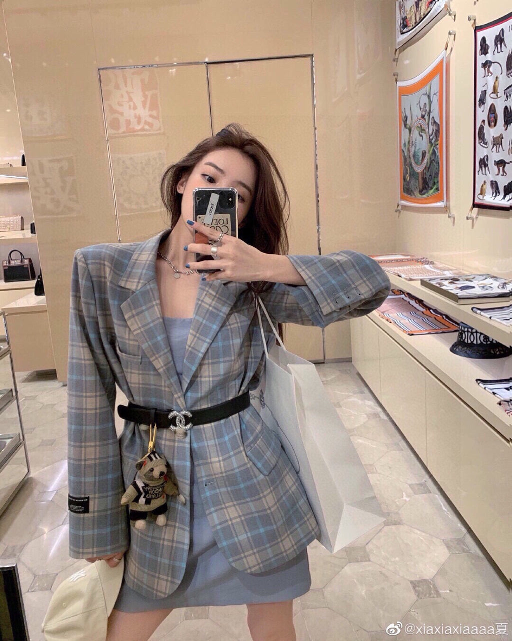 BURBERRY Metal Keychain