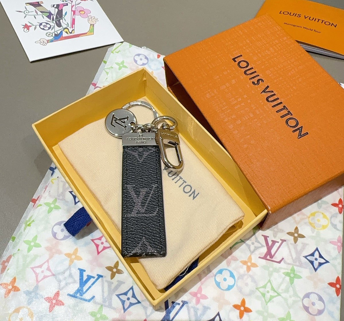 Canvas Logo Keychain