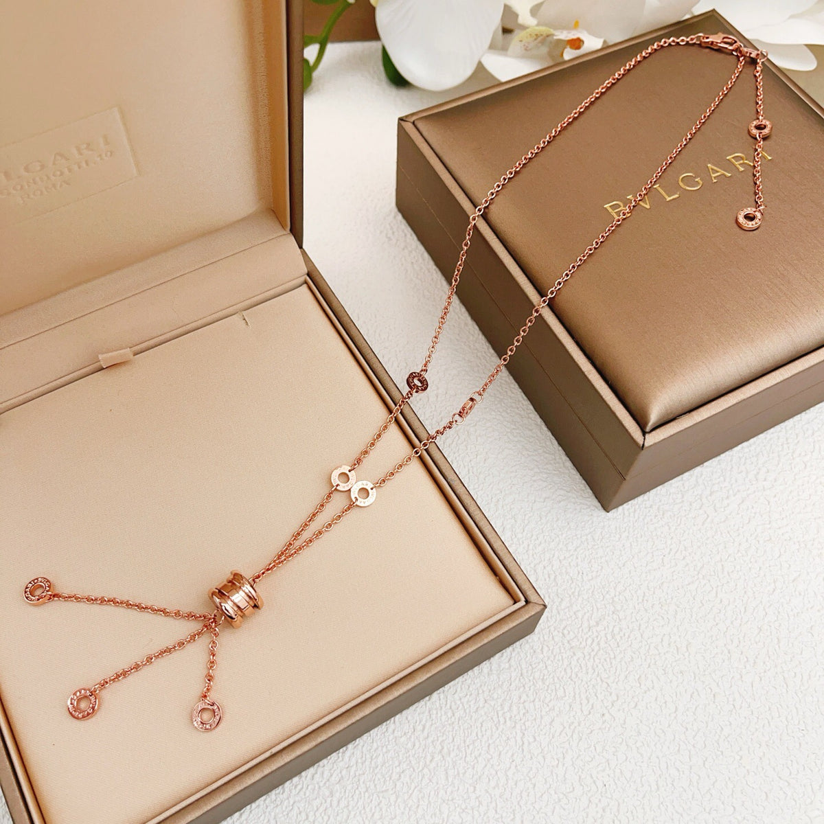 BVLGARI P73BX027 Tassel Necklace