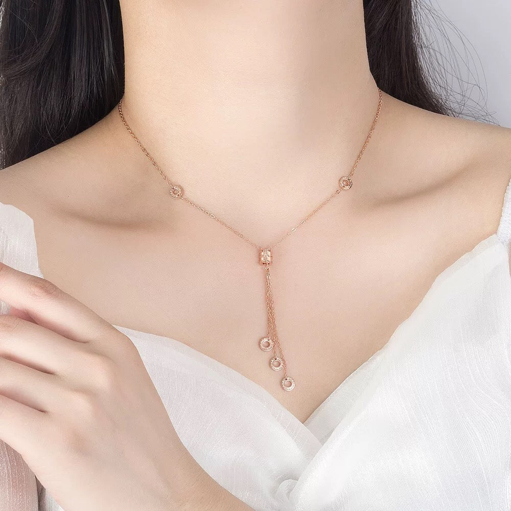BVLGARI P73BX027 Tassel Necklace