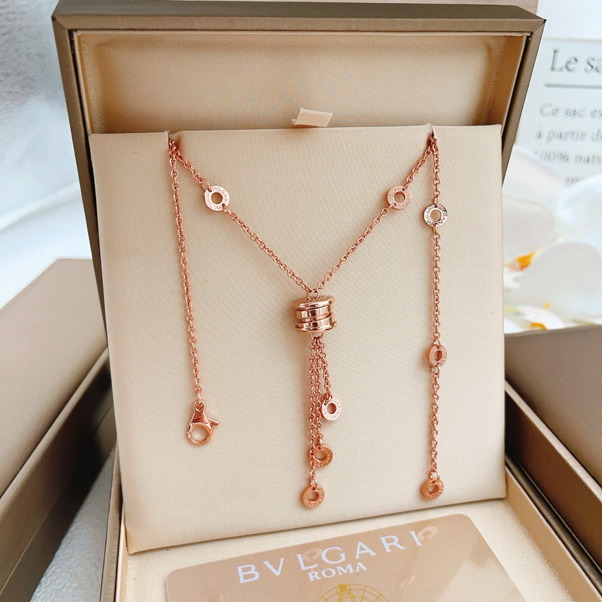 BVLGARI P73BX027 Tassel Necklace