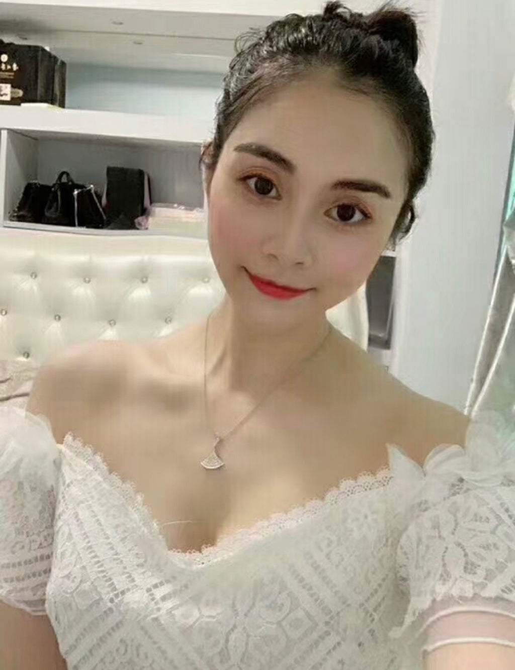 BVLGARI P70BX073 Crystal Necklace