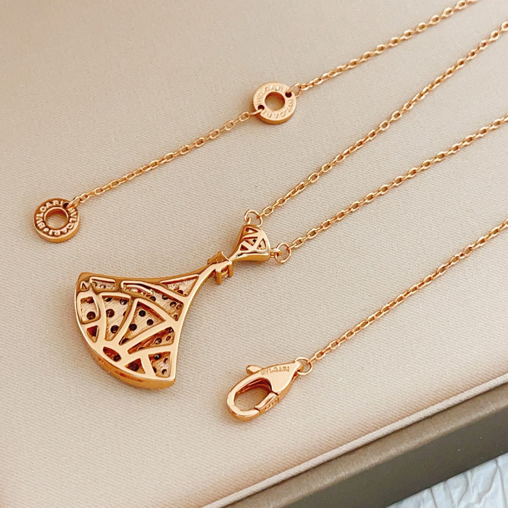 BVLGARI P70BX073 Crystal Necklace