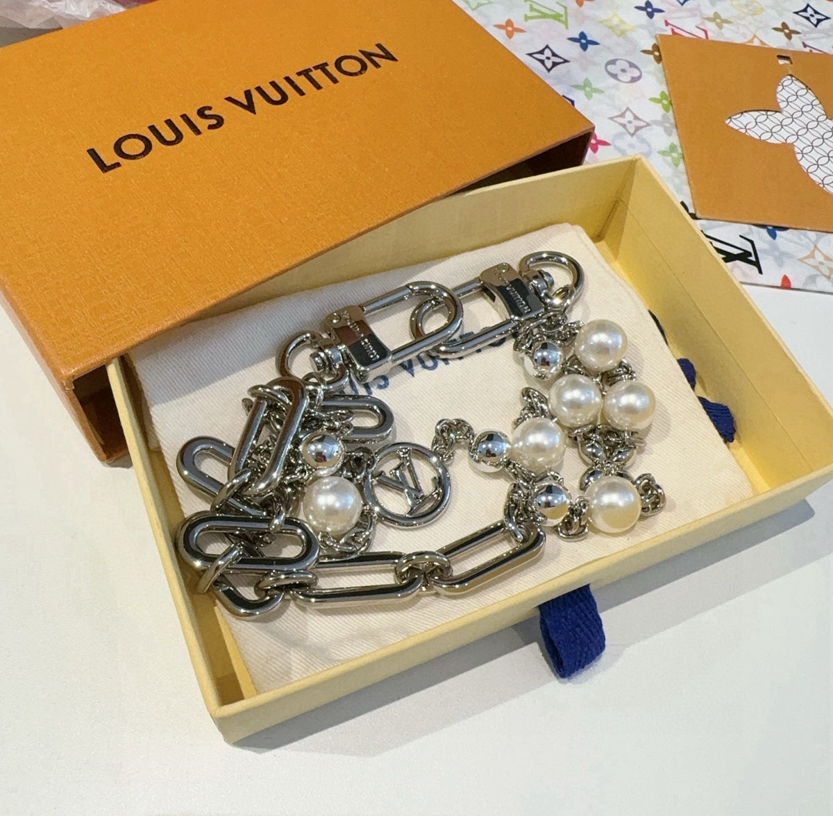 Brass Logo Keychain