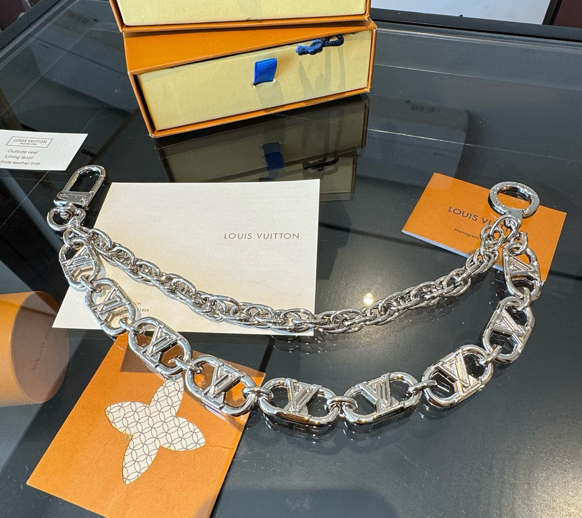 LOUIS VUITTON Bag Charm Keychain