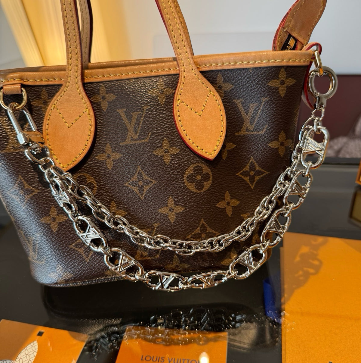 LOUIS VUITTON Bag Charm Keychain