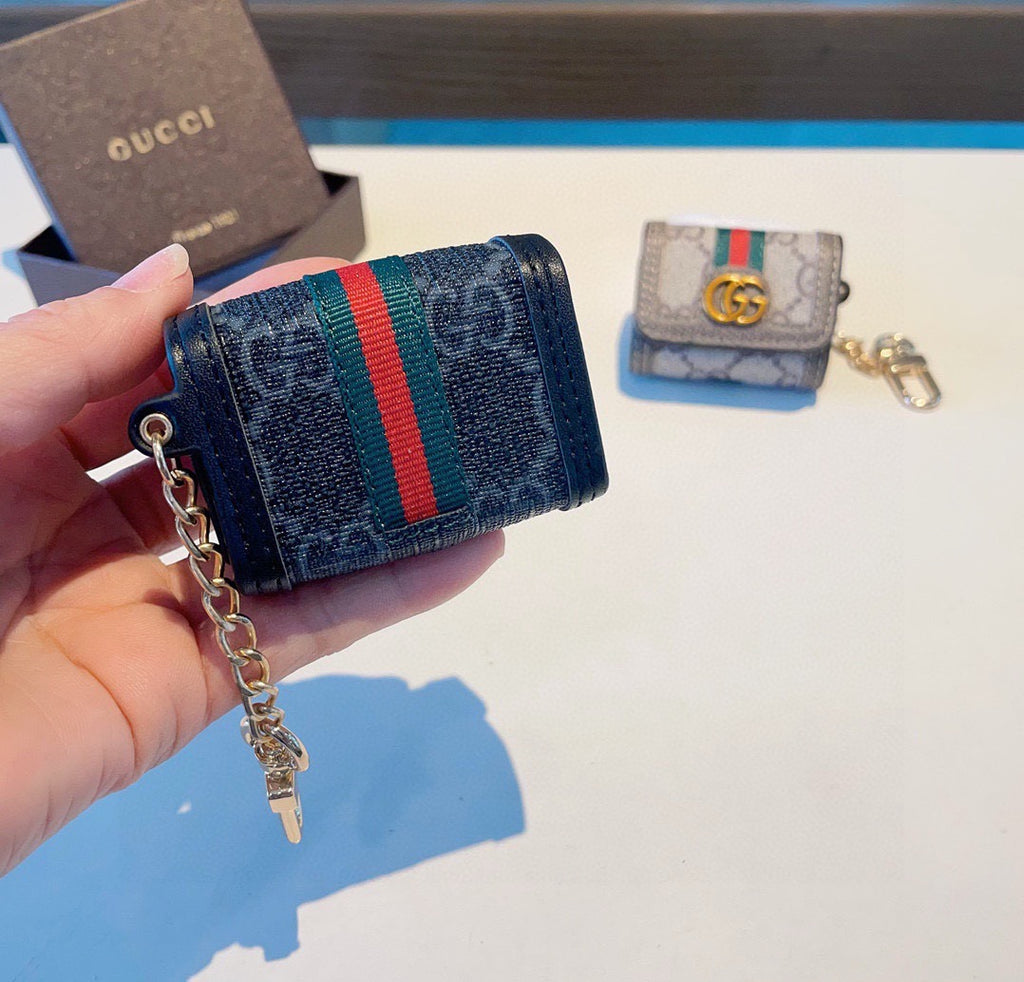 GUCCI Canvas Bag Charm Keychain
