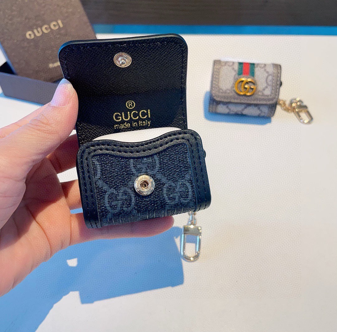 GUCCI Canvas Bag Charm Keychain