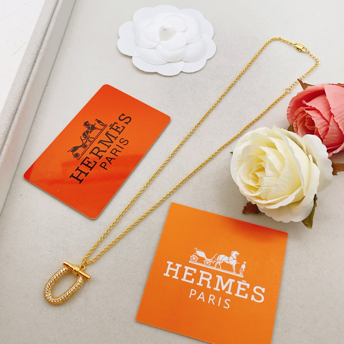 HERMÈS P80HX145 Necklace