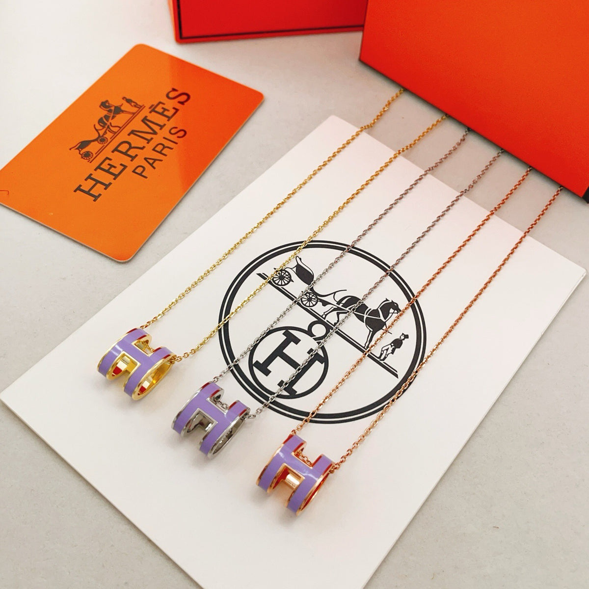 HERMÈS P65HX149 Necklace