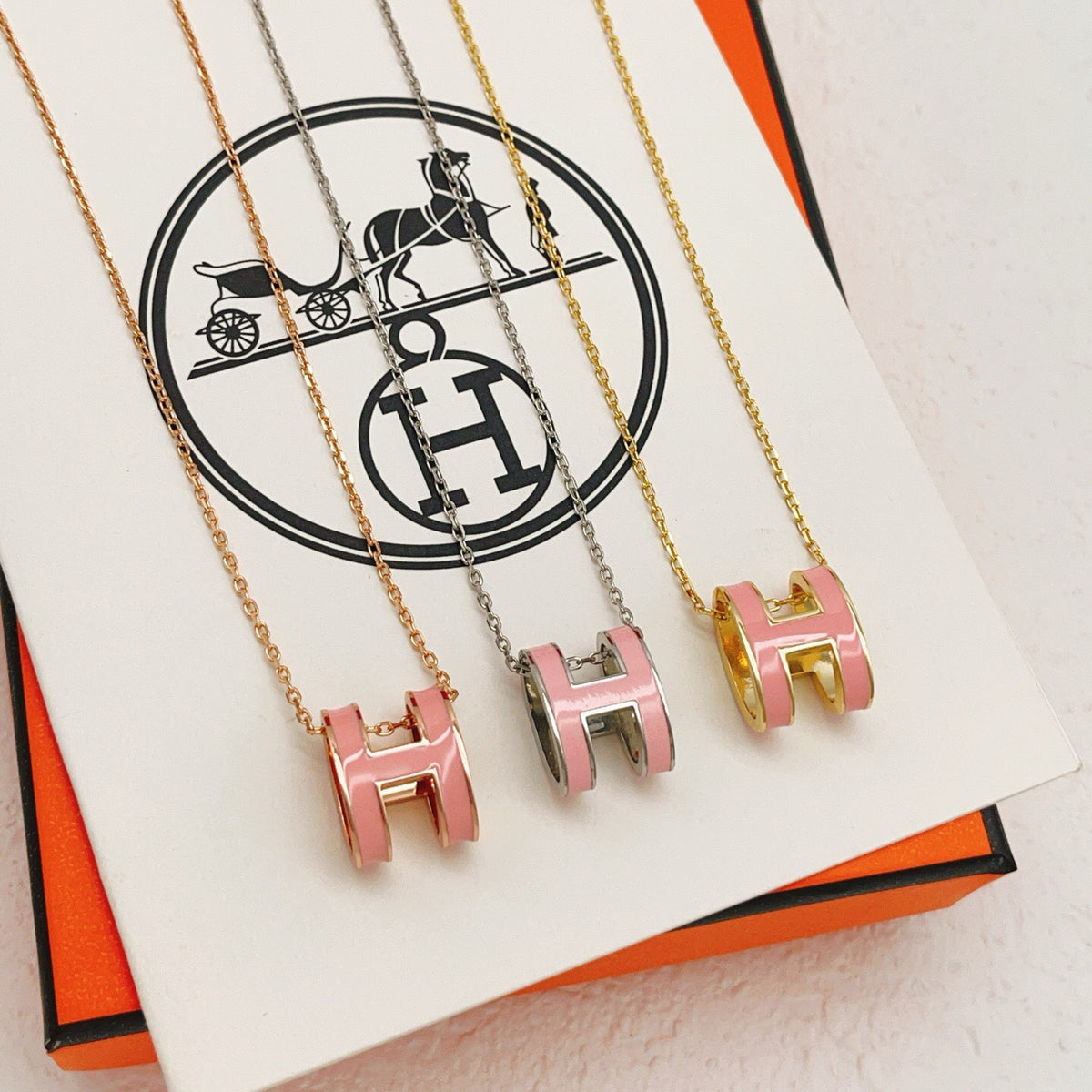 HERMÈS P65HX155 Necklace