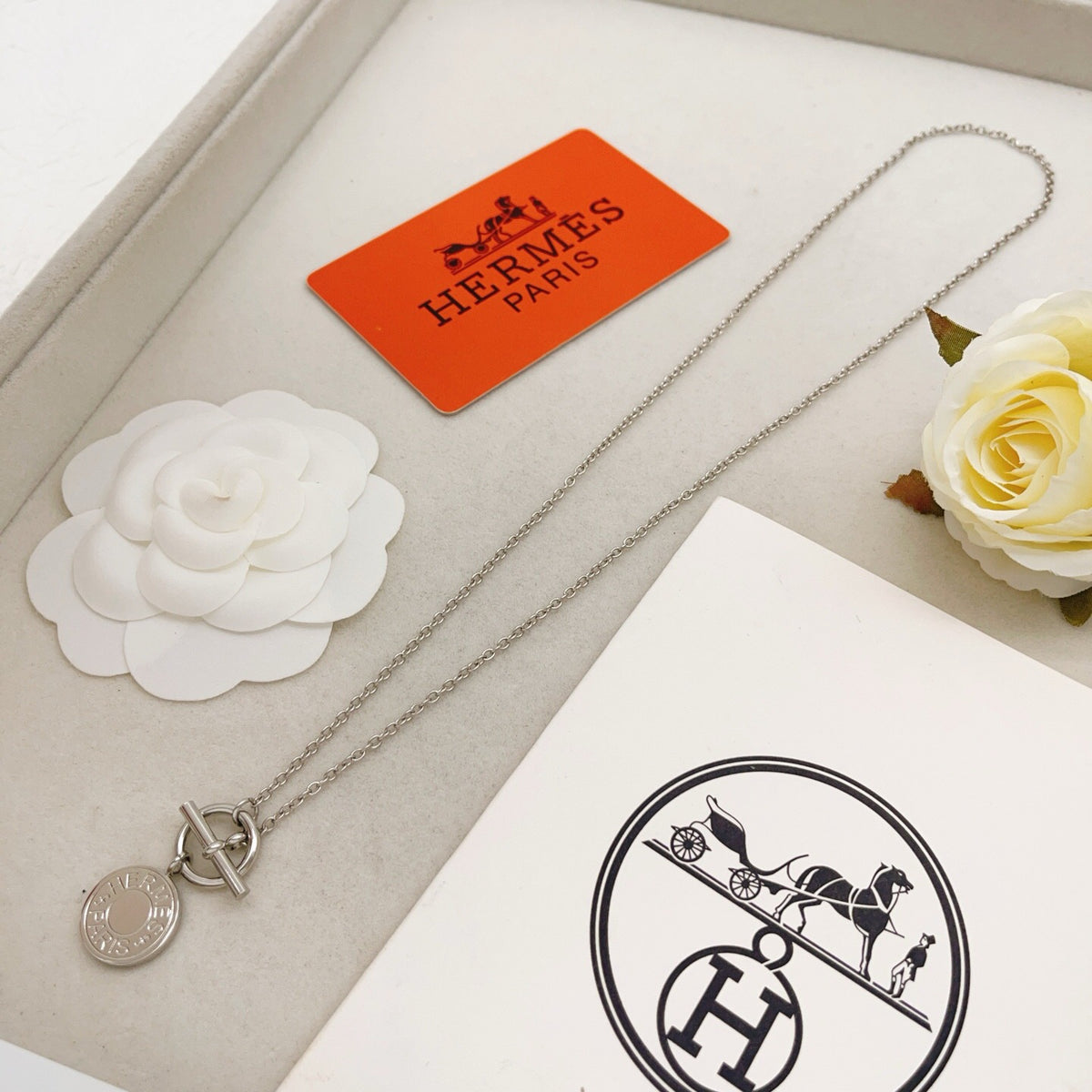 HERMÈS P77HX160 Necklace