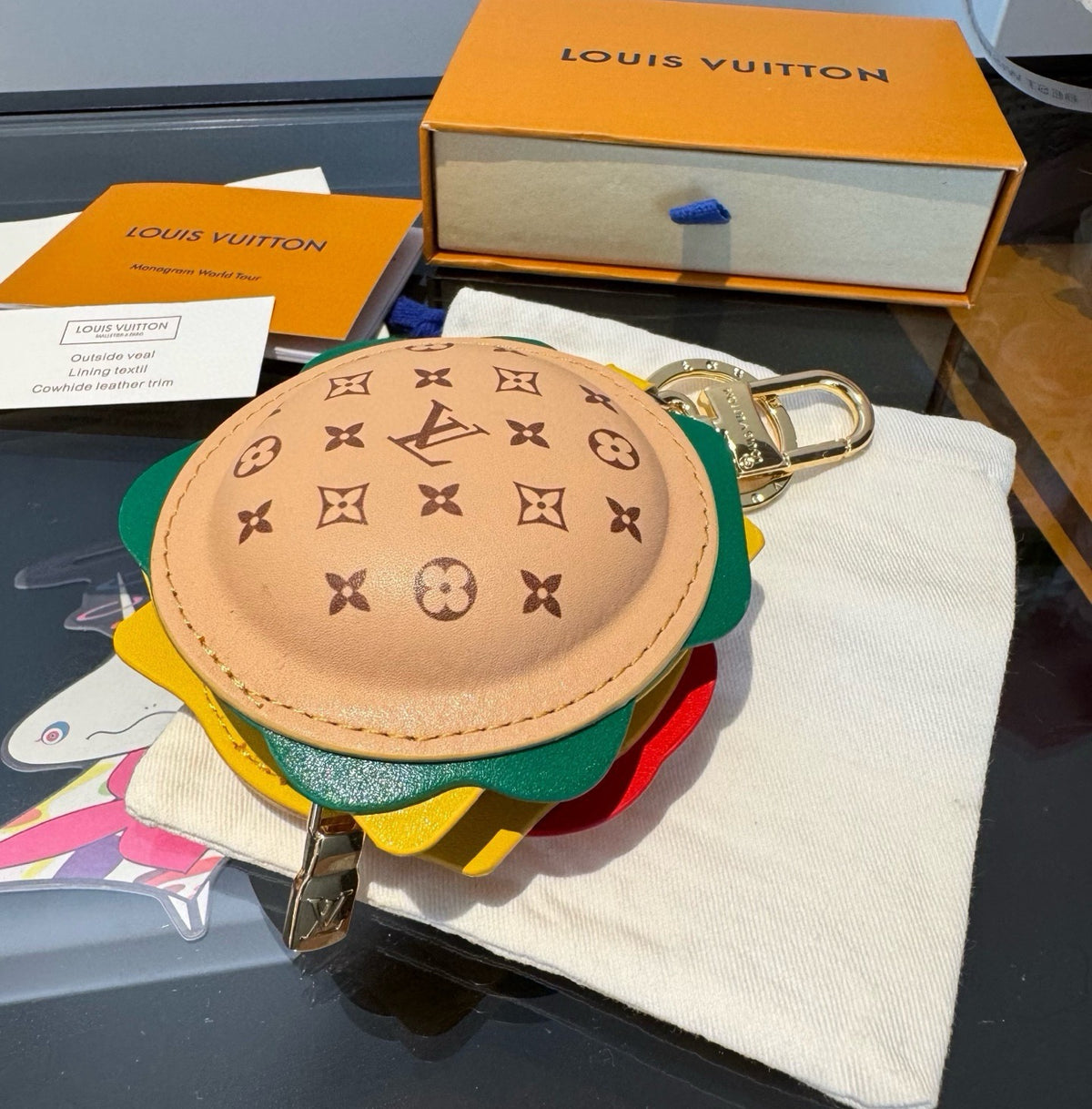 LOUIS VUITTON Bag Charm Keychain