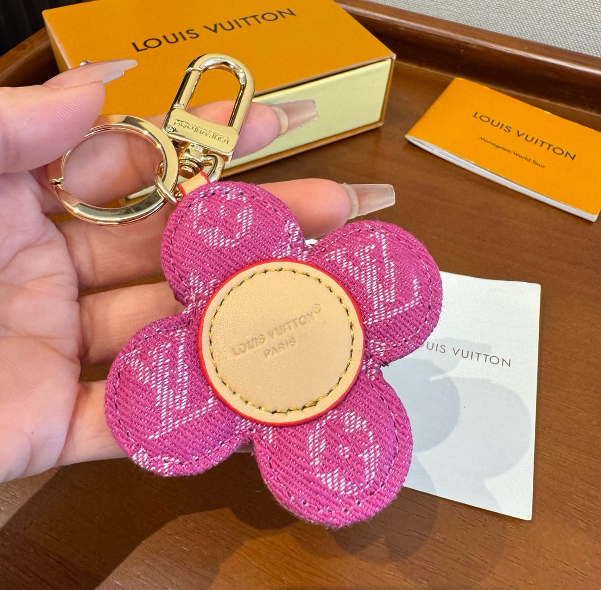 LOUIS VUITTON Bag Charm Keychain