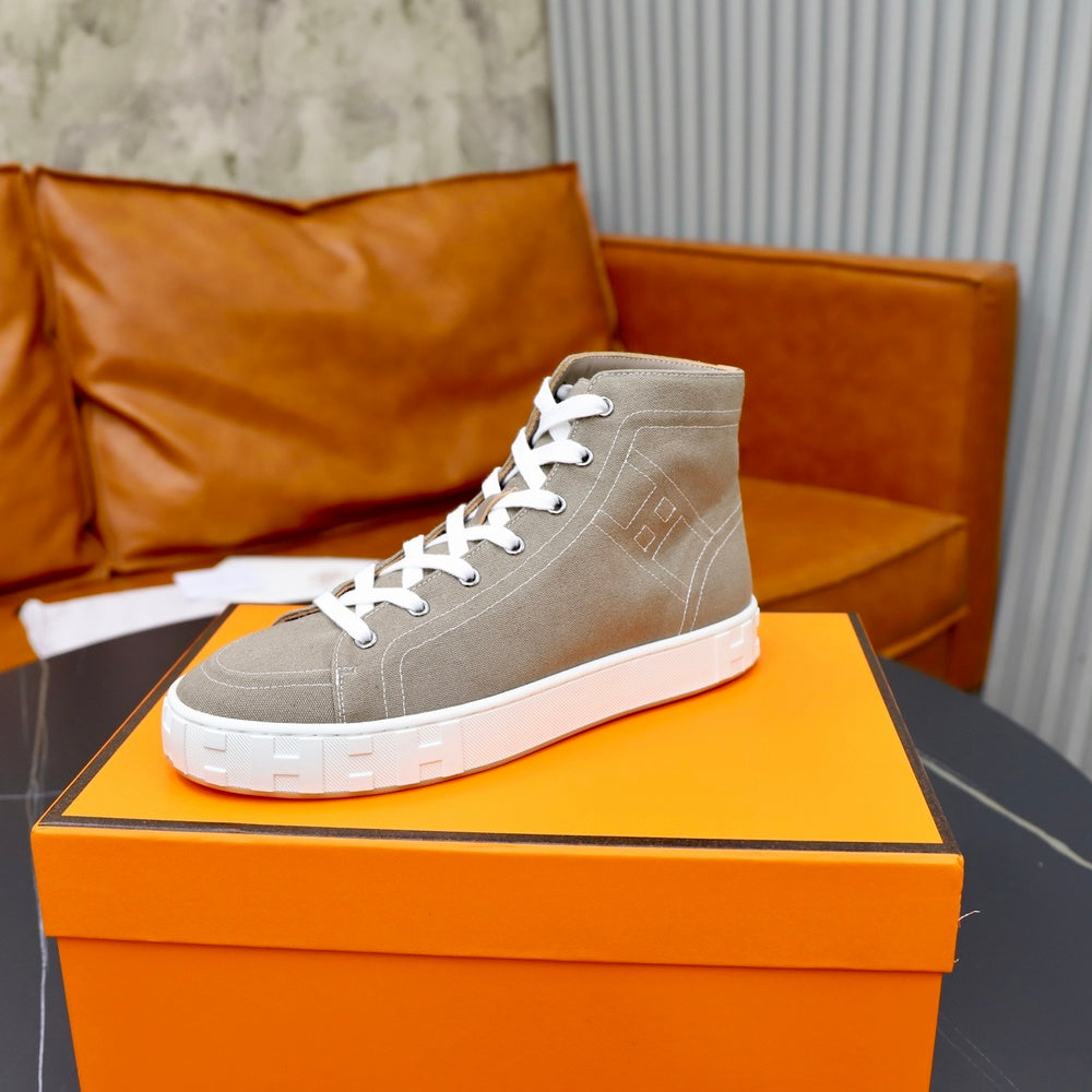 Hermes Leather Sneakers Style 432281