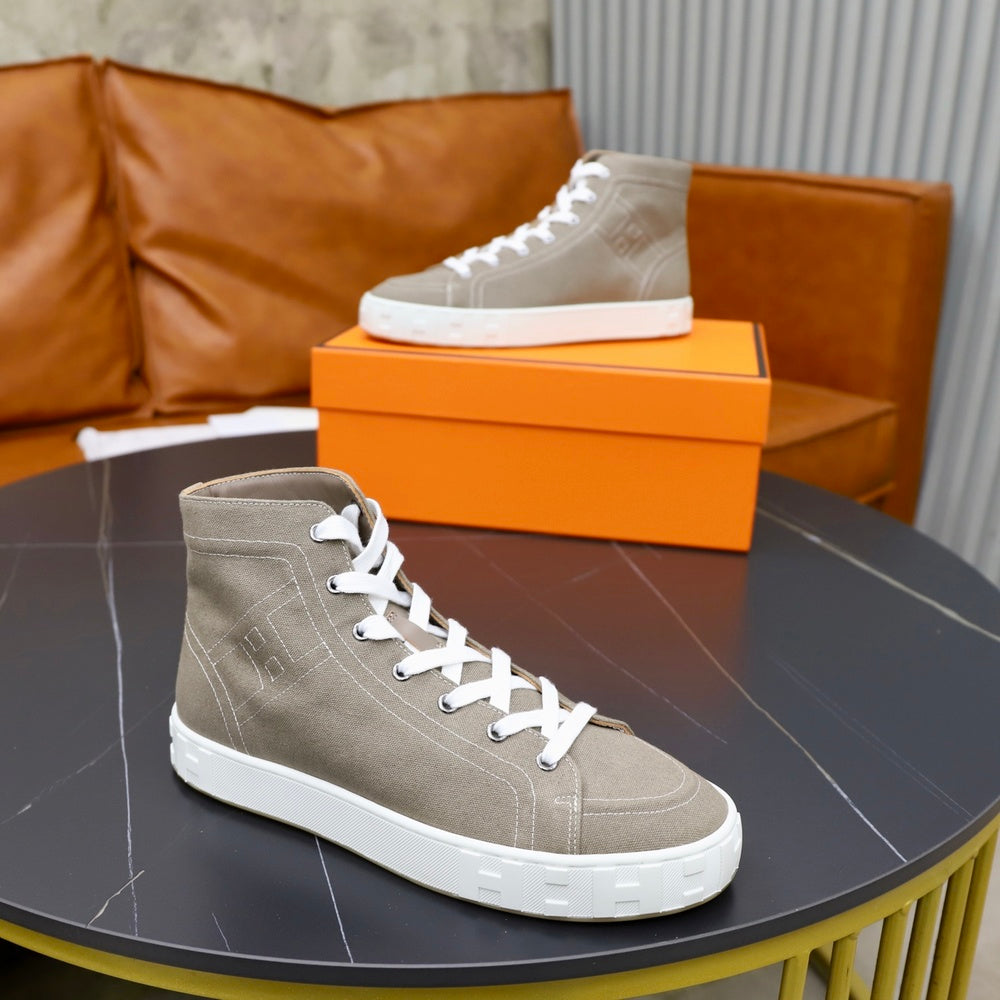 Hermes Leather Sneakers Style 432281