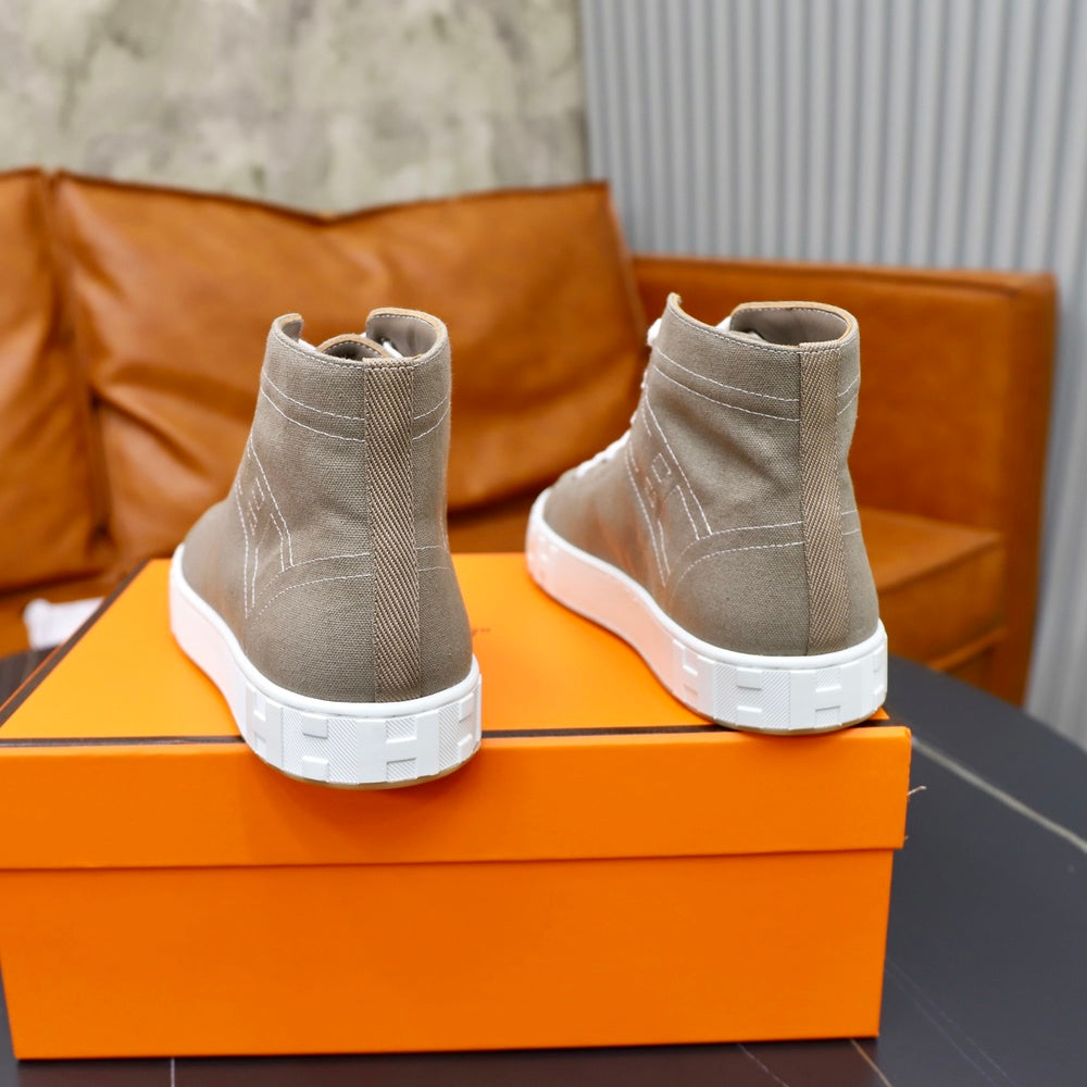 Hermes Leather Sneakers Style 432281