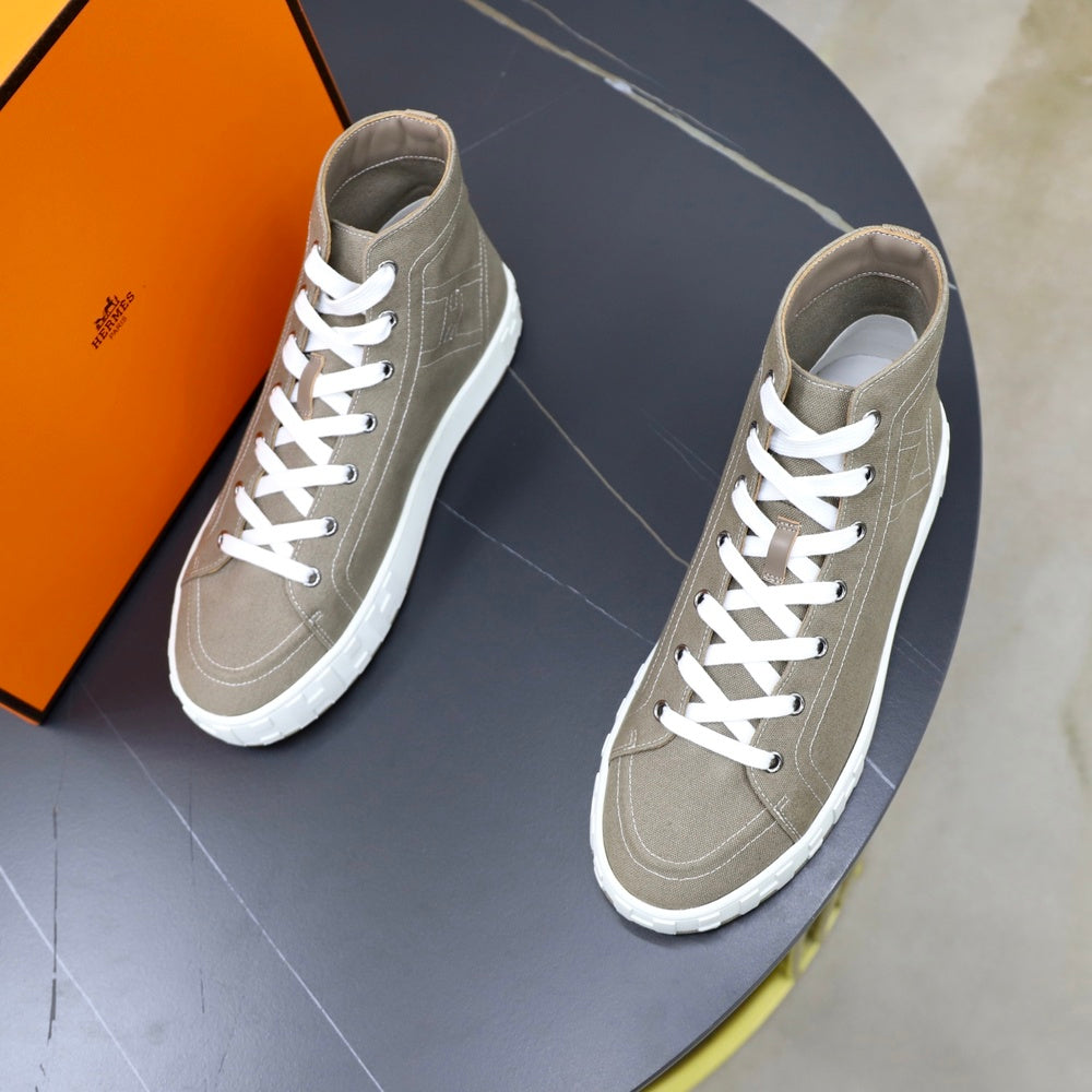 Hermes Leather Sneakers Style 432281