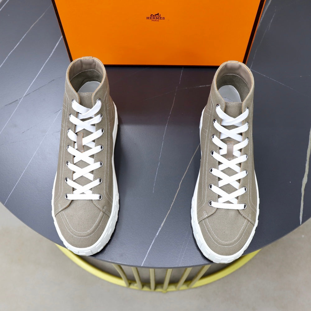 Hermes Leather Sneakers Style 432281