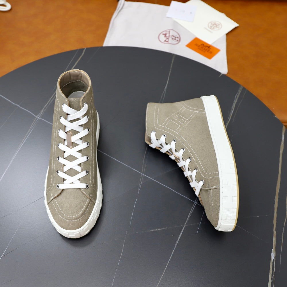 Hermes Leather Sneakers Style 432281