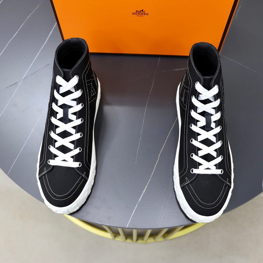 Hermes Leather Sneakers Style 432282