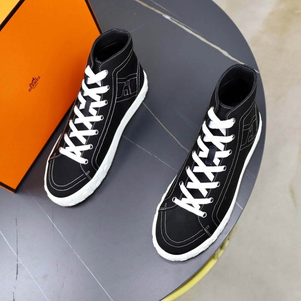 Hermes Leather Sneakers Style 432282